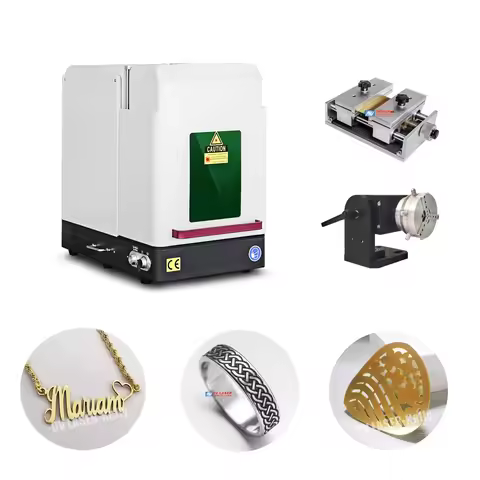 Best Selling Lightburn Laser Engraving Machine Engraving Cutting Laser Machine for Metal Gold Silver