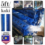 5 Ft/kaki Slotted Angle Bar/Iron/Besi Biru Rak Shelf