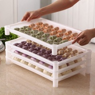 Dumpling Tray Refrigerator Quick Frozen Frozen Rectangular Plastic Stackable Dumpling Pastry Storage