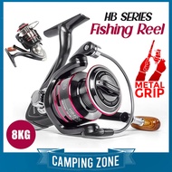 CAMPING ZONE LINHUE Professional Fishing Reel HB SERIES HB500-5000 Maximum Drag 8KG 5:2:1 High Speed