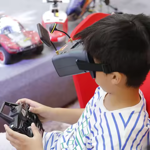 LS-800D FPV Goggles 5.8G 40CH 5inch 4.3inch HD DVR Video Headset Kit for RC Racing Drone Quadcopter 