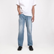 Rockmaker Celana Denim Regular Loose Mineral Blue Jeans Nyaman - 28
