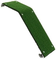 Turtle Ladder, Plastic Reptile Rest Platform with Artificial Turf for Climbing and Basking, Aquarium