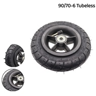 Scooter inflatable wheels 6 inches 6x1 1/4 wheels M8/M10 for scooter wheel accessories