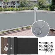 AIPING Balcony Shade Cloth, 3/5/6M Waterproof Sun Shading Sails, High Quality Fence Patio Protection