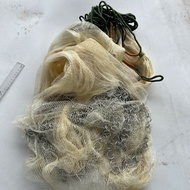 White parachute with chain legs to catch fish eyes 1.8cm 2m5 3m 3m5 weight 3kg - 4kg5