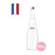 Evian Natural Mineral Water Glass Bottle 750ml (Laz Mama Shop)