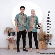 KATUN KEMEJA Couple Jumbo Batik Tops for Men and Women - Short Sleeve Shirts & Cardi Blouses Uk. Ml 