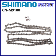 FKYRT Shimano XTR CN-M9100 12s Chain 126L/138L For MTB Mountain Bike HYPERGLIDE+ - SIL-TEC With Quick Link Original Shimano Bike Parts RJHEY