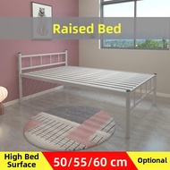 FANKALONG | Elevated High Foot Iron Bed 1.2m