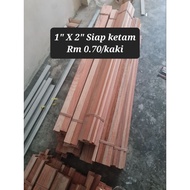 Solid kayu meranti Bukit 1" X2", 1" X3" Solid wood Meranti Bukit