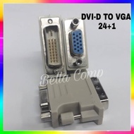 Converter/Gender/adapter DVI 24 + 1 Male to VGA Female DVI D TO VGA pin 15 holes