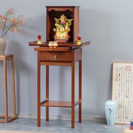 Solid Wood Altar Shelf6R Chinese Style Altar Incense Case Buddha Shrine Altar Display Wall-Mounted C