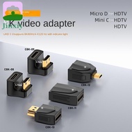 JINXIY Mini HDMI Adapter, Male To Female Converter 8k Video Adapter, HD Connector UHD 2.1 Mini HDTV Micro Micro HDTV Adapter Game Console/Laptop
