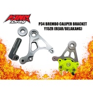 P34 Brembo bracket Rear sets 2pot Y15ZR 🔥