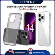 eleven2 Sarung Lutsinar Tahan Hentakan LEEU DESIGN untuk iPhone 14 / 13 Pro Max / Transparent Shockp