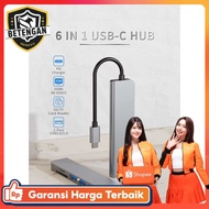 BAKEEY USB Hub Type C 6 in 1 HDMI 4K Display PD Fast Charge Adaptor - BK6