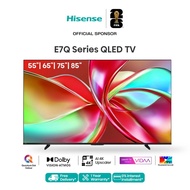 Hisense 55-75 inch 4K Quantum Dot ULED AI TV E7Q- QLED / Dolby Vision Atmos/HDR10/AI 4K /120 HRR