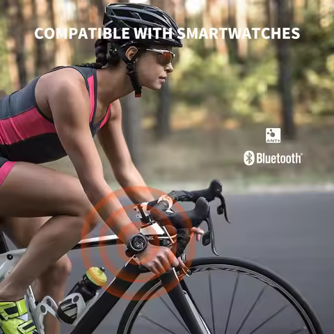 COOSPO BK9C Wireless Cadence Sensor ANT+ Bluetooth 5.0 for Zwift Training Apps GPS Bike Computers IP
