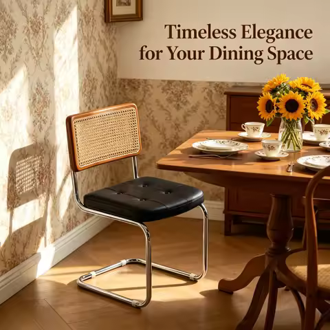 Rattan Chair Dining Chair Office Chair Book Chair Retro Rattan Chair Leisure Chair Rattan Chair Back