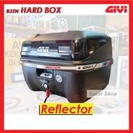 GIVI HARD BOX/BAG B32N Monolock with Reflector, GIVI BOX, GIVI KOTAK, 32LT || || Black/Silver