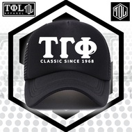 Tau Gamma Phi Triskelion Cap Sigma Mesh Cap Trucker Cap Net Cap by TOL Apparel