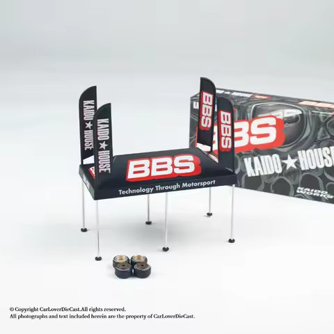 1:64 Scale Kaido House BBS Tent V1 Match The Scene Model Collection Decoration
