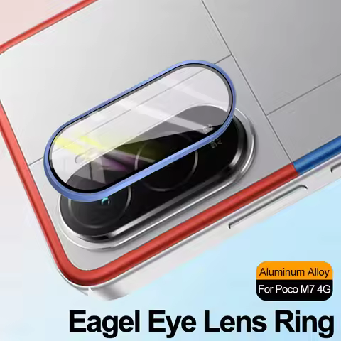 Aluminum Alloy Eagle Eye Lens Ring Cover For Xiaomi Poco M7 4G 2025 PocoM7 M 7 M7Poco MiPocoM7 Poxo 