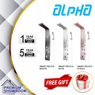 (AUTHORISED DEALER) ALPHA Smart Revo-E Water Heater Standard Shower Set ( MOCHA / SATIN / ROSE GOLD ) with FREE GIFTS