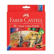 Faber Castell ดินสอสีไม้ อัศวิน แบบด้ามยาว 24 สี