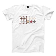 鐵窗花集錦 - 白 - 中性版T恤