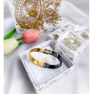 C 2 tone Bracelet Black Gold The Product Is Very Elegant.