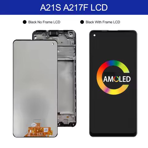 6.5" Tested LCD For Samsung A21S Display A217F A217 LCD with frame Touch Screen Digitizer Display fo