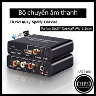 Audio converter from speaker connected to wired TV - hdmi arc audio extractor - hdmi arc to 3.5mm - 