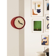 Ins Style Corner Wall Clock Clock Mute Corner Clock Yin Yang Corner Clock Cartoon Art Creative Clock
