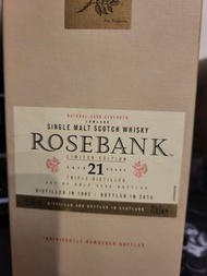 Rosebank 21 Year Old Single Malt Scotch Whisky