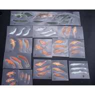 [Mold Warehouse] Epoxy 3D Resin Painting Material Sticker Goldfish