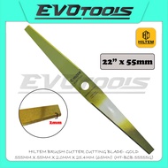 HILTEM BRUSH CUTTER CUTTING BLADE - GOLD 22" (65MN)/MATA PISAU MESIN RUMPUT/BRUSH CUTTER CUTTING BLA