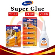 V-Tech VT-802 / VT-119 / VT-110  802 Super Glue /Mini Tube Super Glue 3 Second Ultra Fast Dry Gam Ku