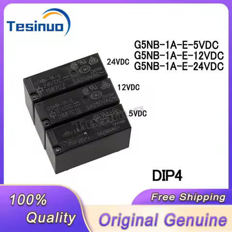 5/PCS New G5NB-1A-E-5VDC G5NB-1A-E-12VDC G5NB-1A-E-24VDC A set of normally open 4-pin original authe
