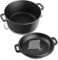 HaSteeL 5QT Dutch Oven & SS Chain Mail