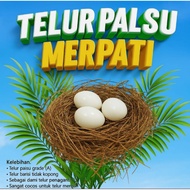 FAKE EGGS MITASI REPLACES PIGEON EGGS CHICKEN KATE DERKUKUR PACKAGE 2PCS