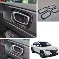 honda hrv 2022-2023 new facelift carbon fiber indoor handle frame cover accessories hrv baru accesso