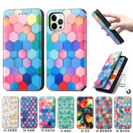 Magnetic Flip Leather Case Samsung Galaxy A51 A71 A01 M01 A41 M40S Dazzling Cool Wallet Card Slot Casing Stand Holder Cover Phone Case