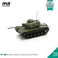 [NAS] 1/72 scale American tank assembly model M60A1 Patton, Taiwanese tank model Patton 1:72