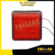 TRIMAS 36 SMD LED Flash Blink Truck Lorry Trailer Light Fog Tail Signal Warning Lamp 12V 24V