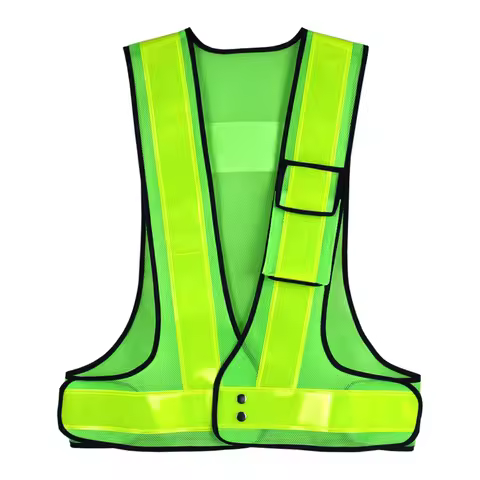Fluorescent Green Vest Fluorescencet Night Running Riding Equipment Hi Vis Vest