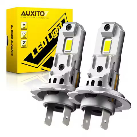 AUXITO 2Pcs H7 LED Lights Bulb Headlight Canbus for Hyundai I30 Santa Fe Ford Kuga Fiesta Mercedes B