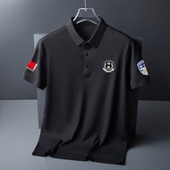 Lapel Ice Silk Short-Sleeved Security Clothing POLO Property Management Half-Sleeved Security On Dut