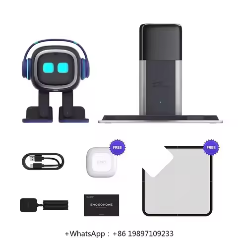 In Stocks Desktop Toys EMO AI Robot Intelligent Emotional Interactive Voice Smart Children Go Home E